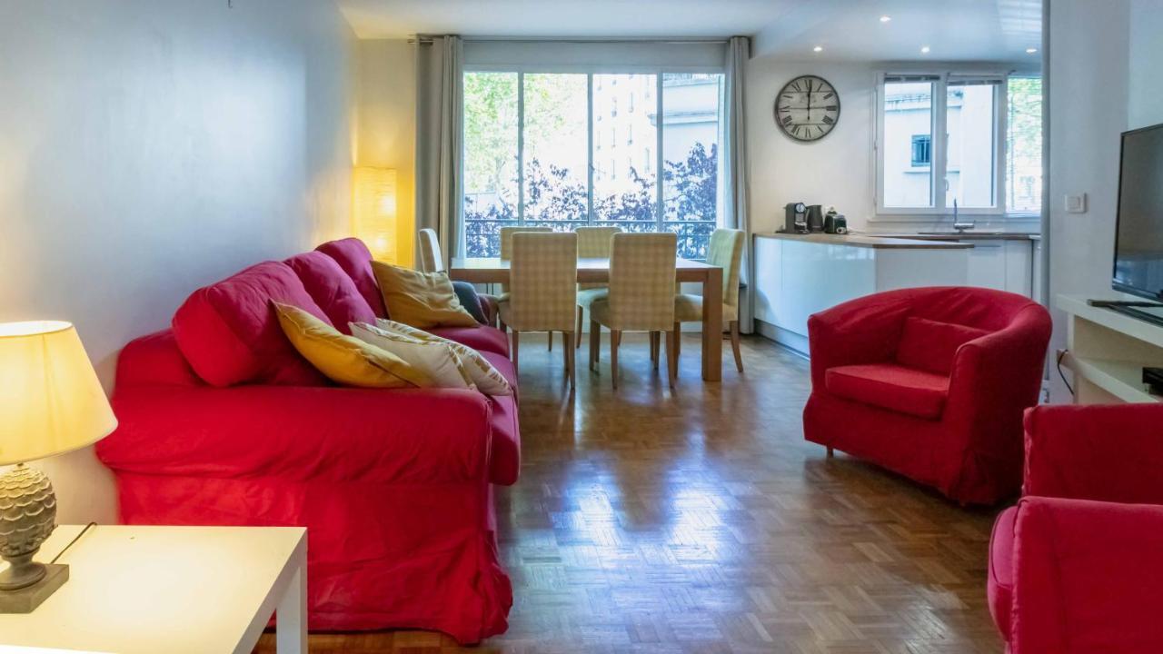 Paris City - Spacious 3 Rooms Flat For Families - 3 Minutes From Metro Station Luaran gambar